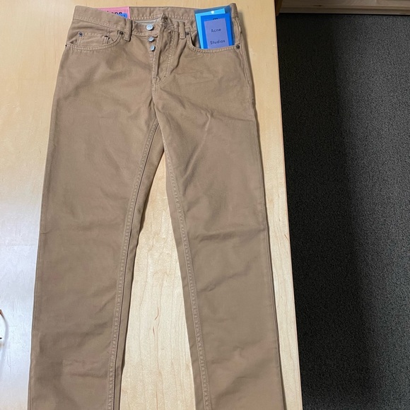 Acne Studio blå konst River Caramel Twill Pant - Picture 3 of 5